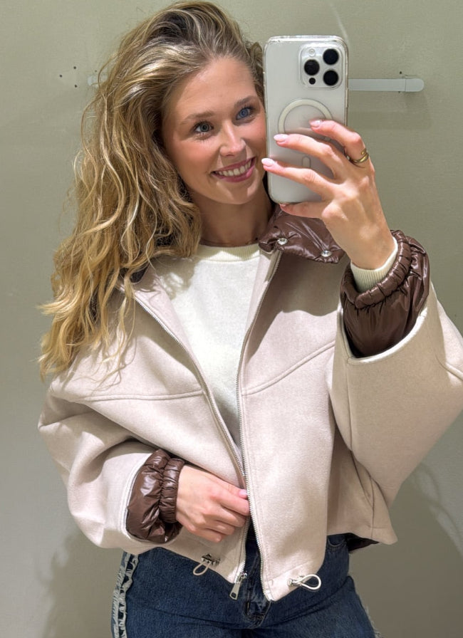 ADELE Jacket By Mei-Li -- Beige