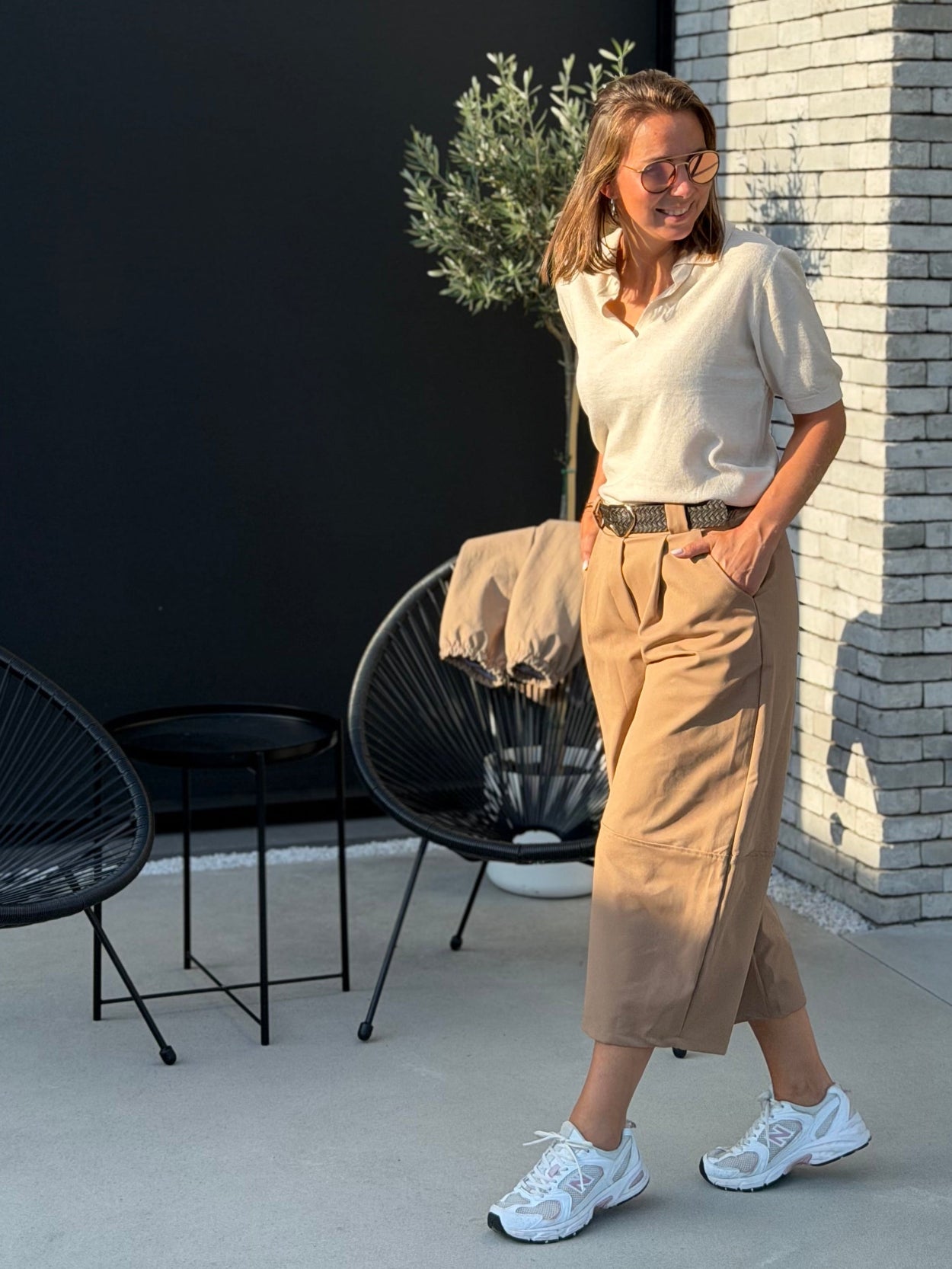 JEANY Broek - Beige