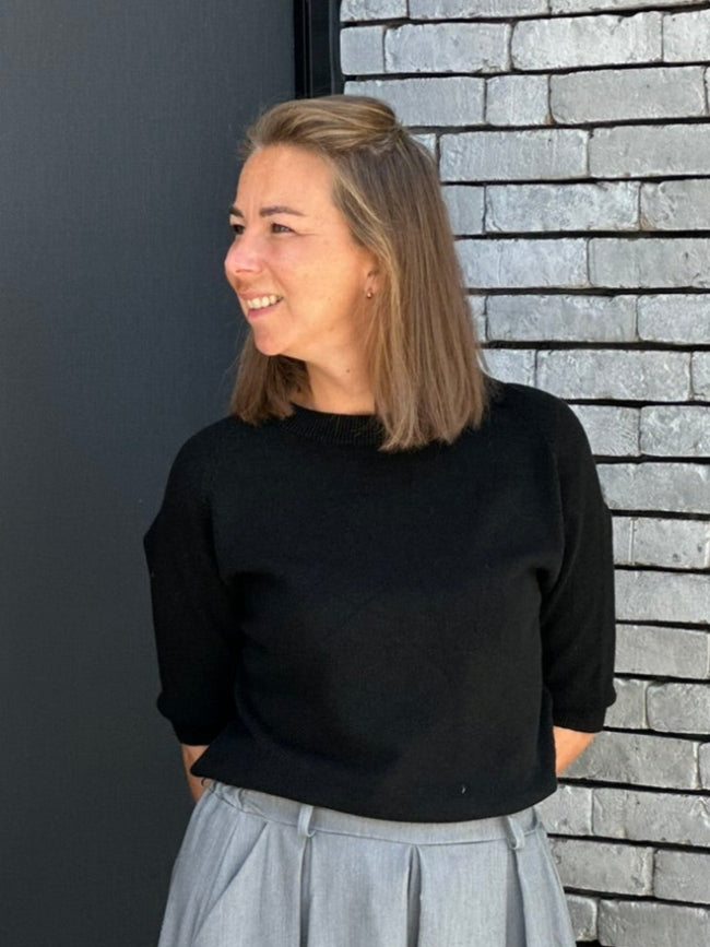 BEAU Knit Shirt- Zwart