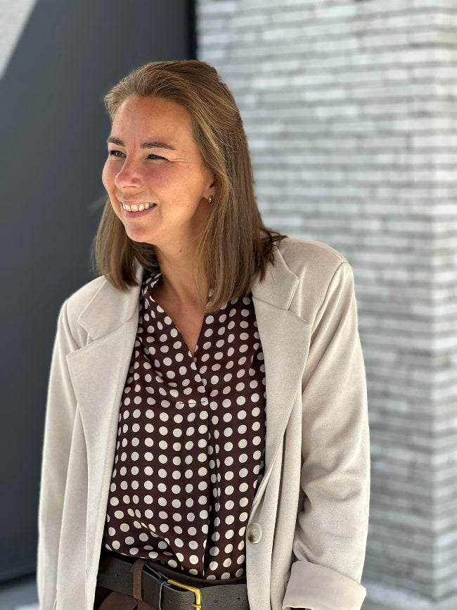 DOTTIE Blouse - Bruin