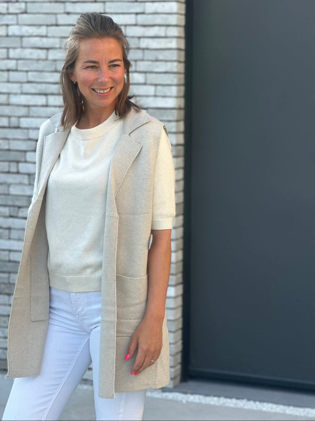 JACKY Vest - Taupe