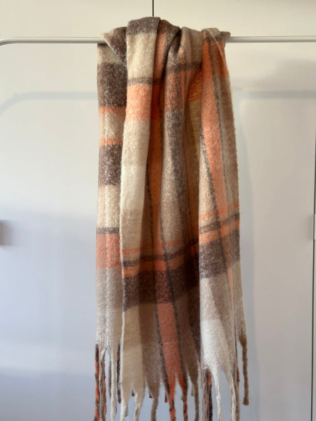 Sjaal Nude-orange