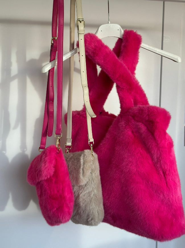 Schoudertasje - Roze