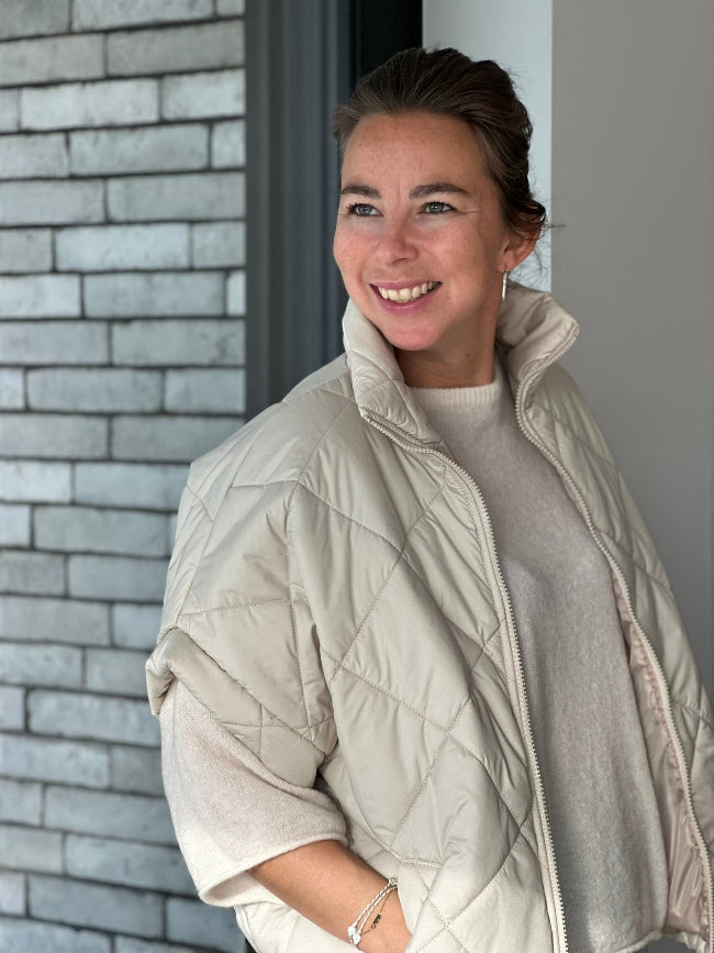 IVY Bodywarmer By Mei-Li -- Beige