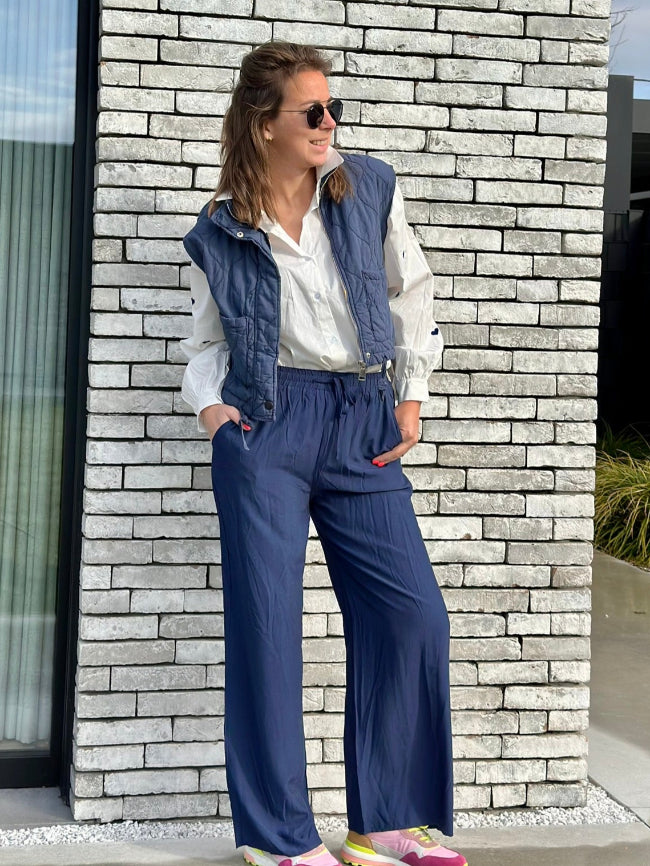SAINT-TROPEZ Navy - Maat M - LAATSTE STUK