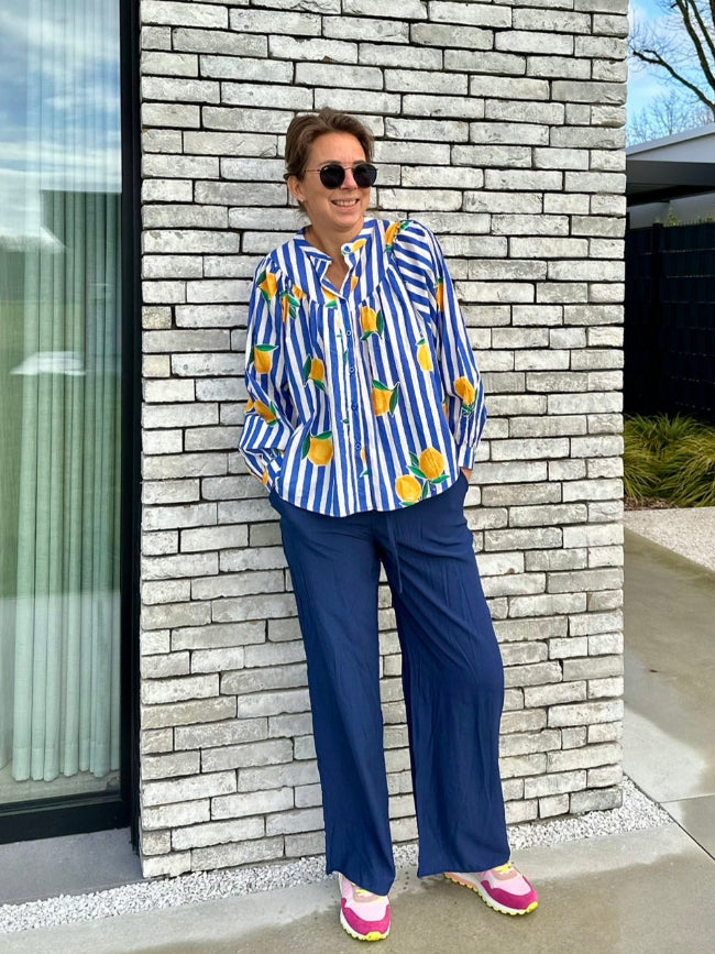 SAINT-TROPEZ Navy - Maat M - LAATSTE STUK