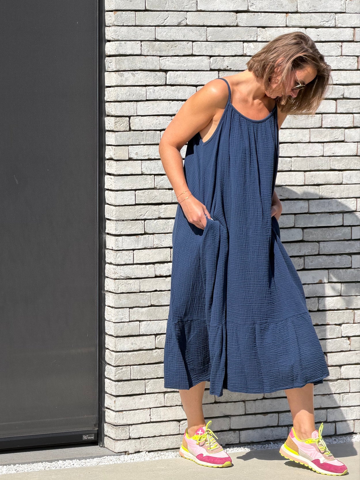 ALMERIA Jurk - Navy