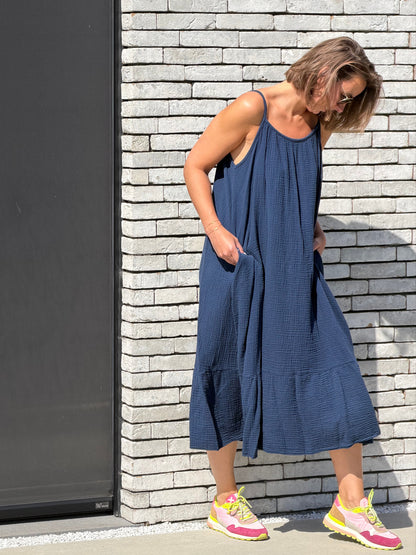 ALMERIA Jurk - Navy