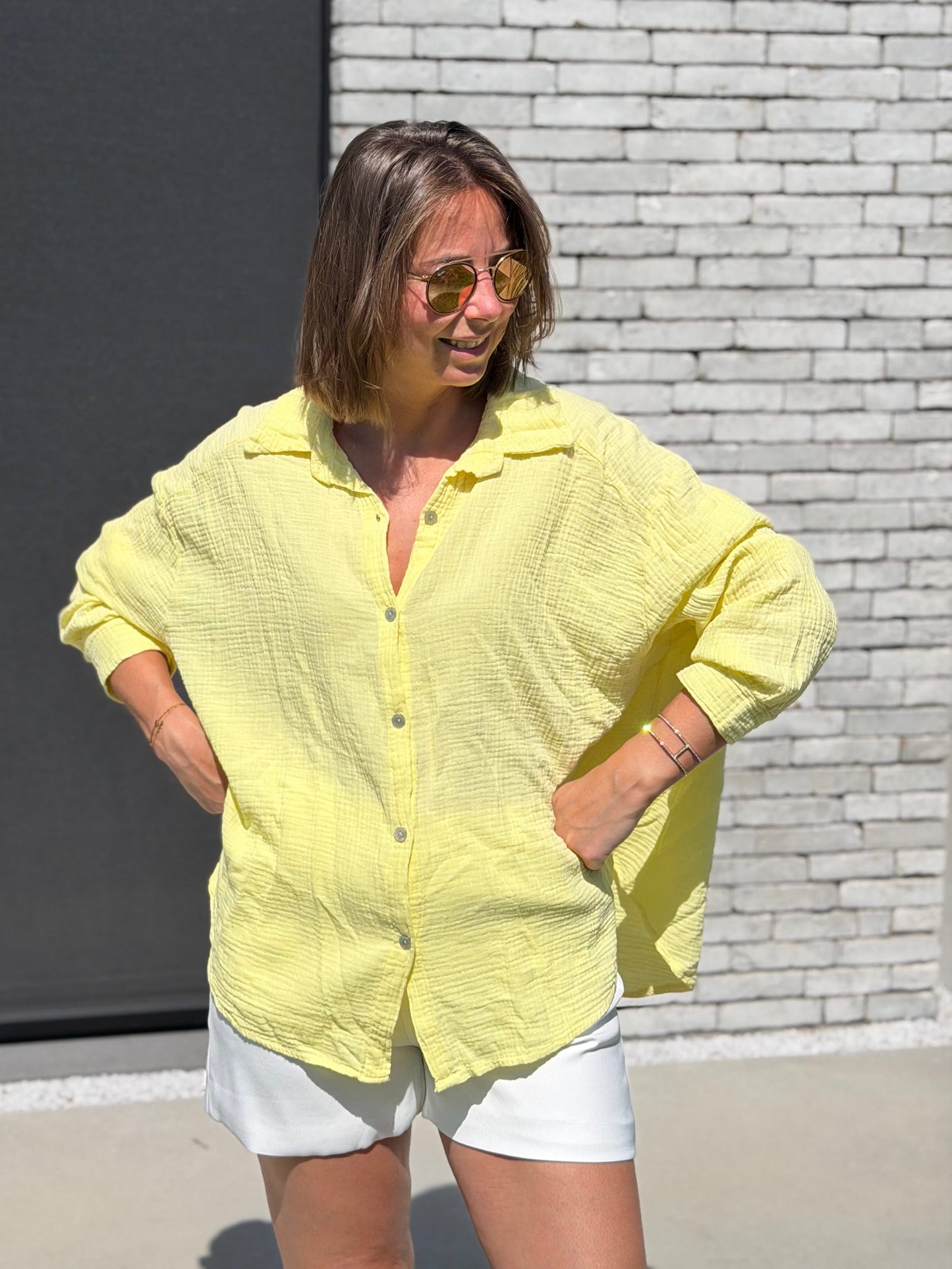 TIANA Blouse - Geel