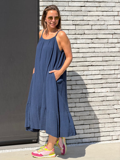 ALMERIA Jurk - Navy