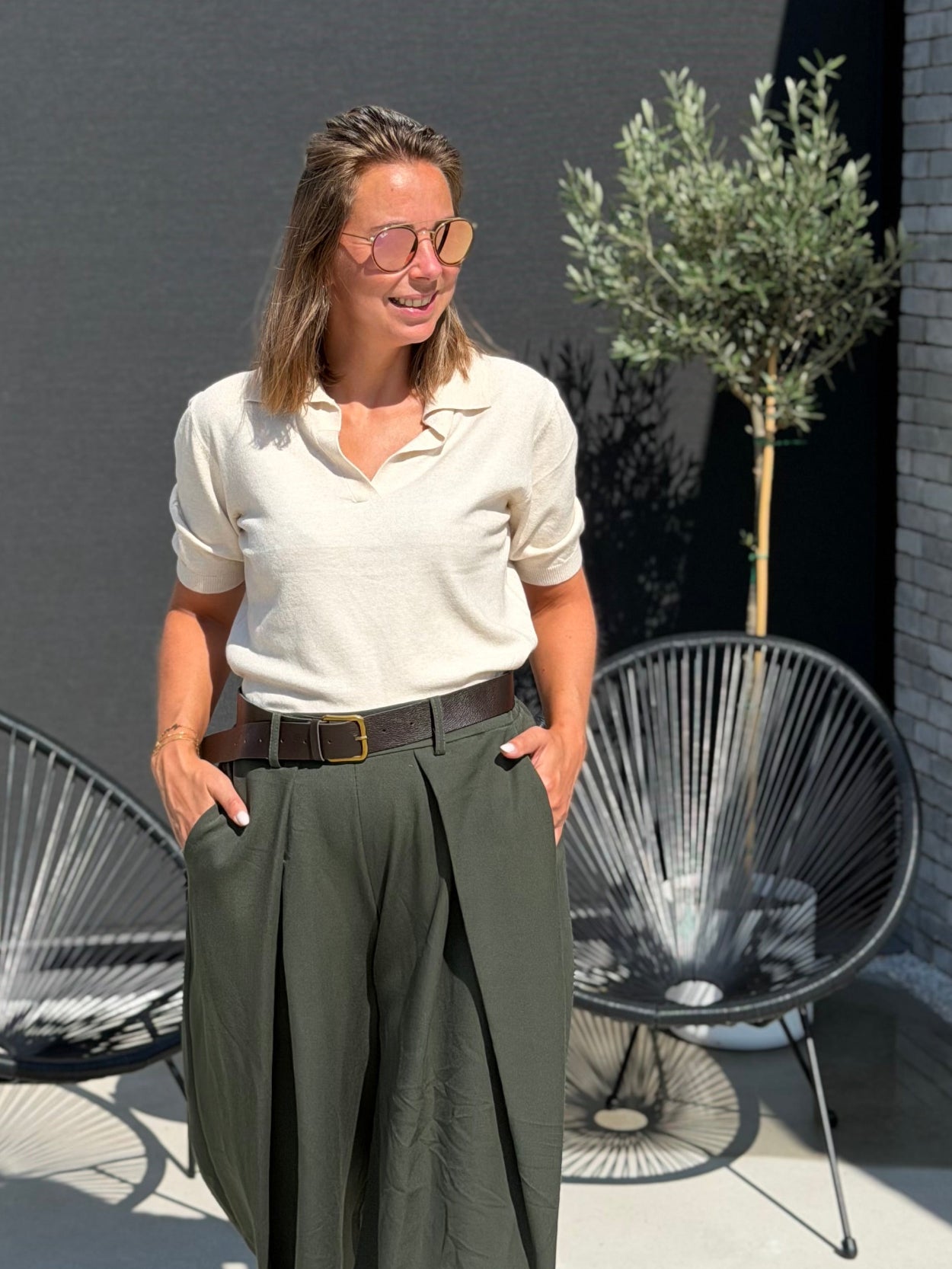 MAEVE Polo - Beige