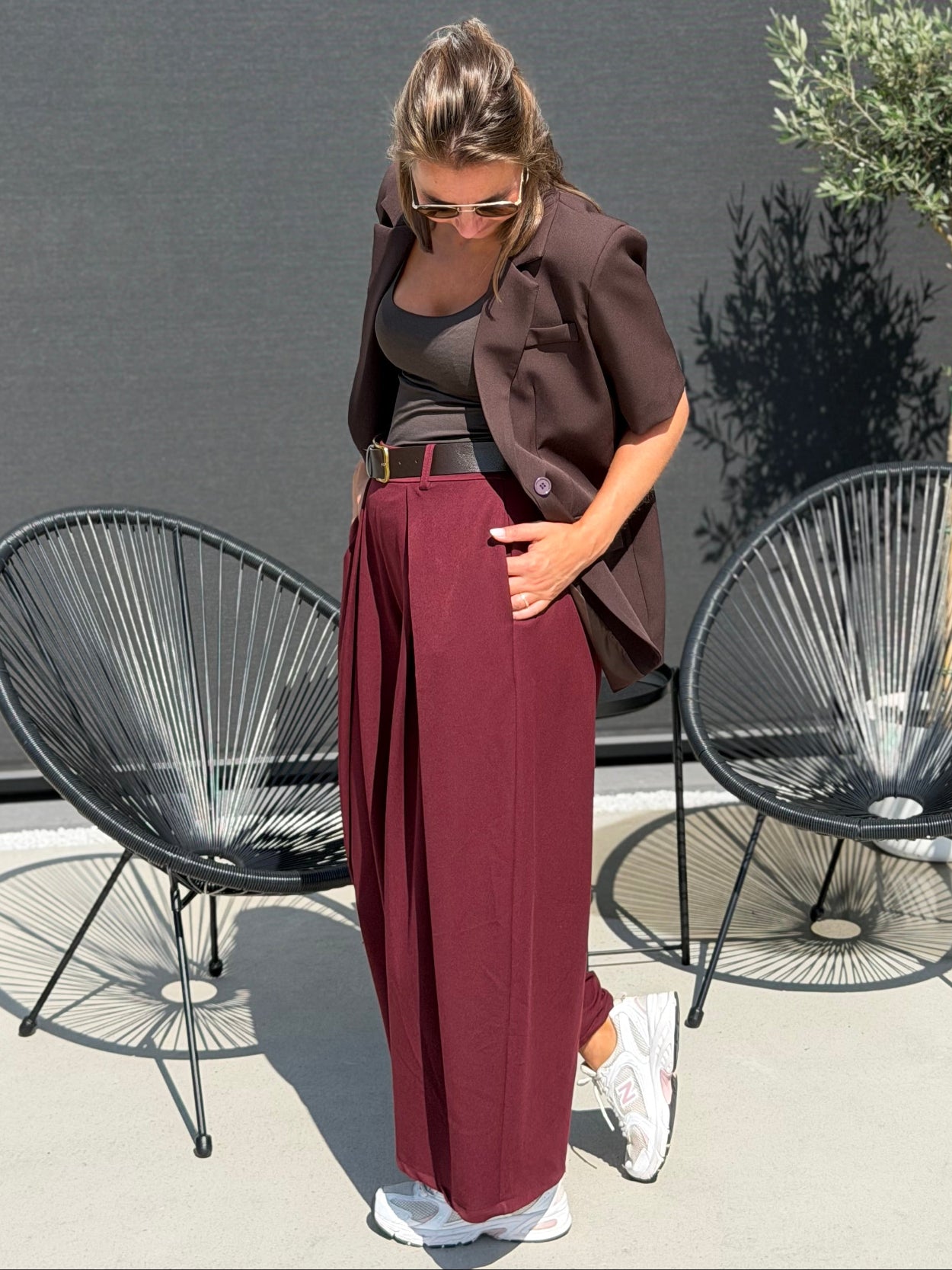 FALL Broek - Bordeaux