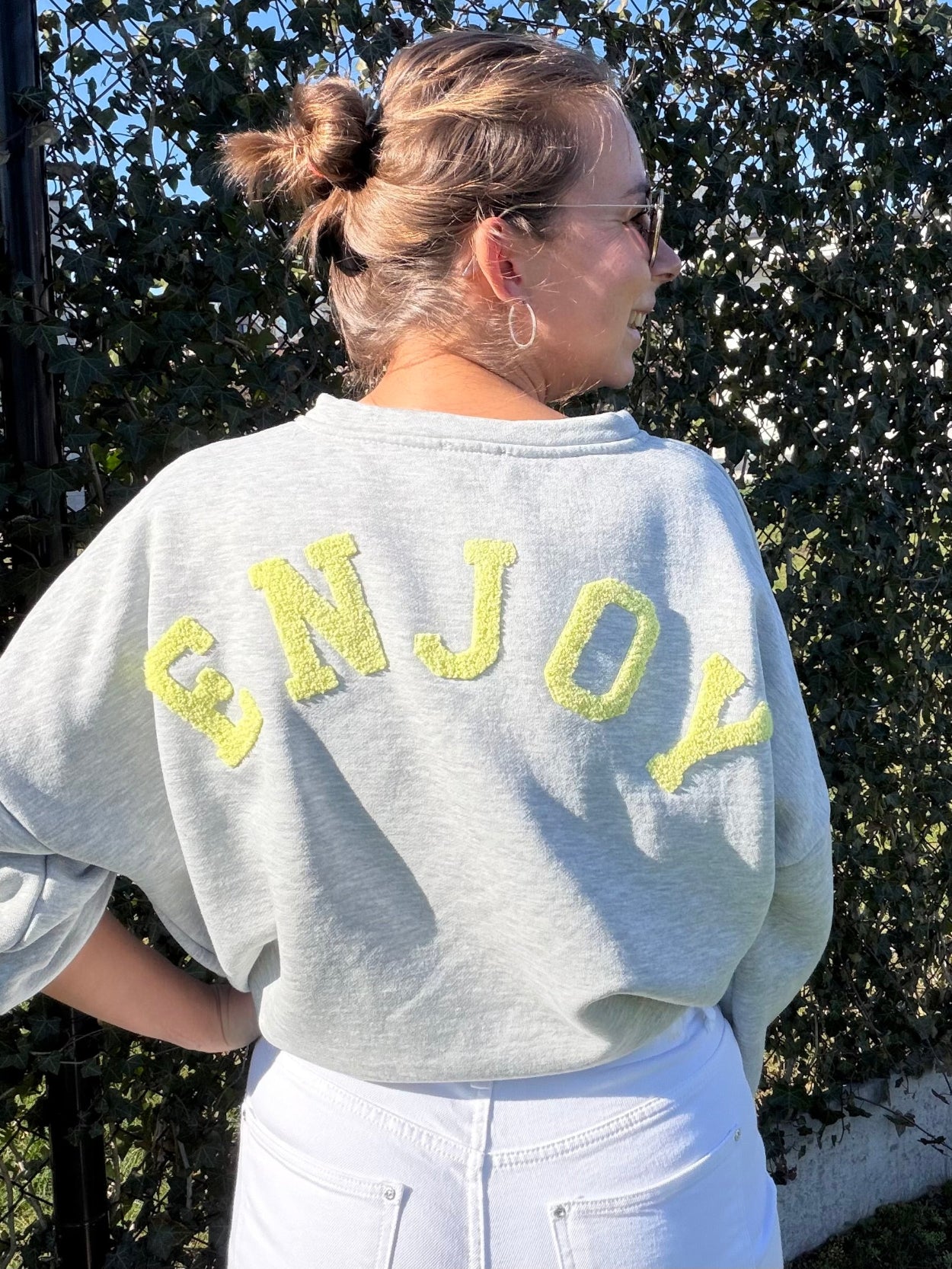 ENJOY Sweater -- Grijs