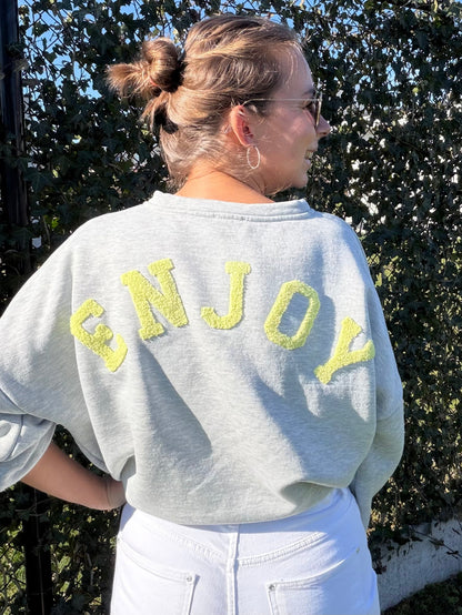 ENJOY Sweater -- Grijs