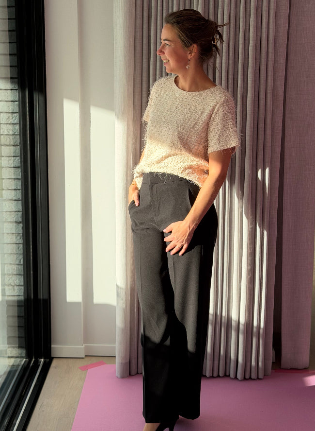 PARIS Broek -- Zwart