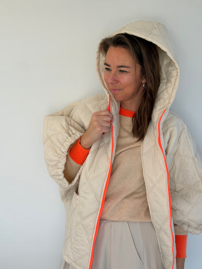 LENA Knit By Mei-li — Beige/Oranje