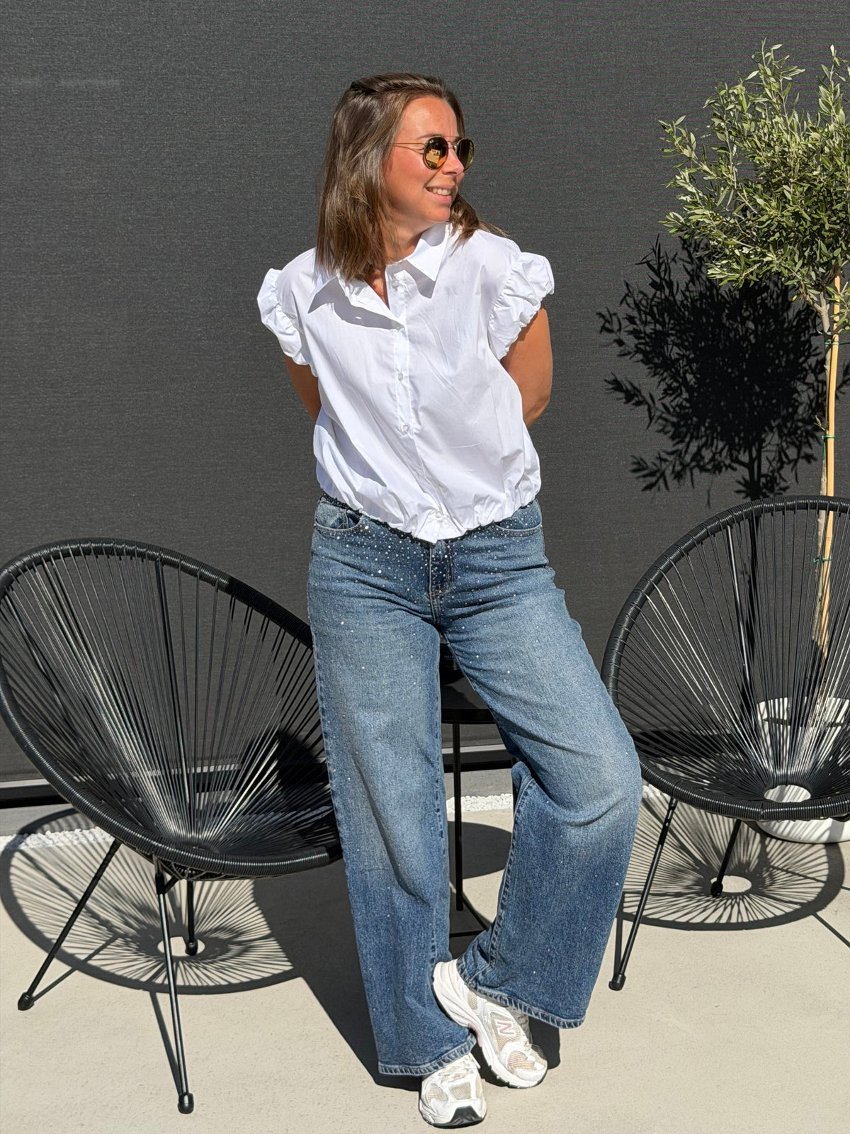 ASTERI Blouse - Wit
