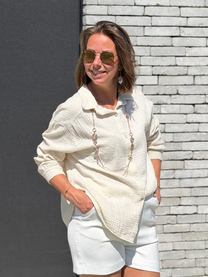 TIANA Blouse - Creme -10%