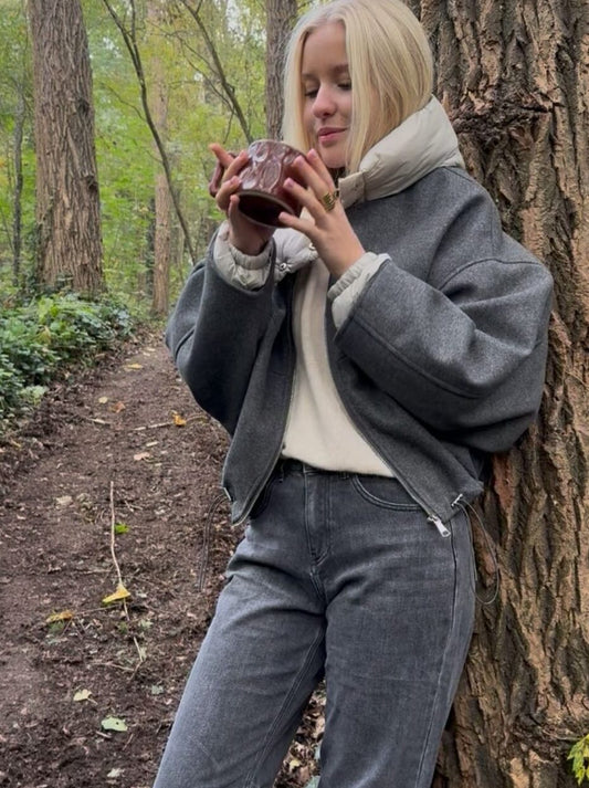 ADELE Jacket By Mei-Li -- Grijs