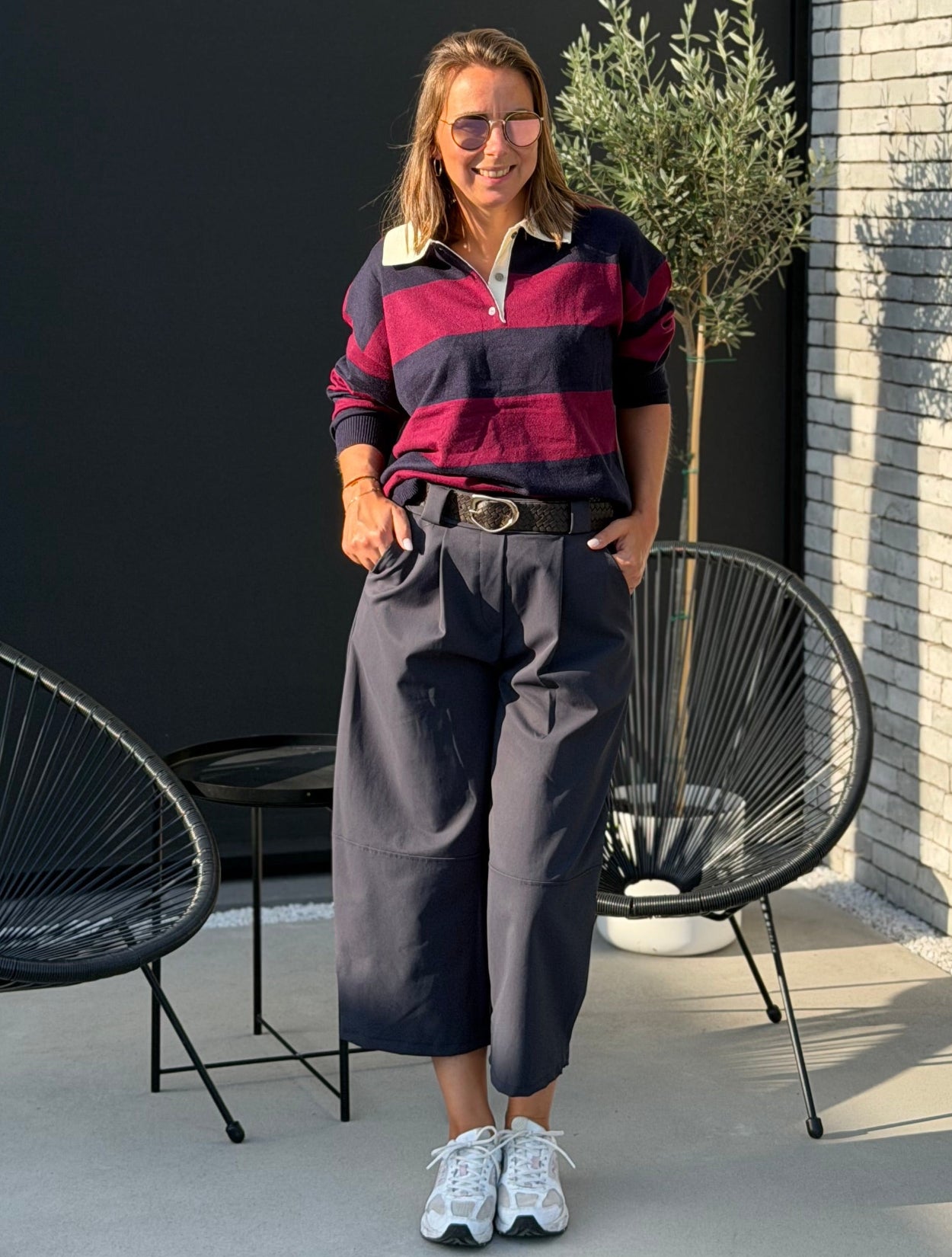 JEANY Broek - Navy