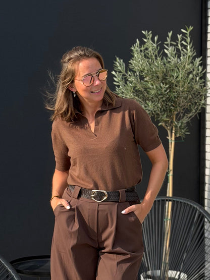 MAEVE Polo - Brown