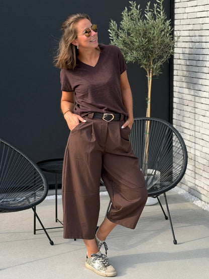JEANY Broek - Brown