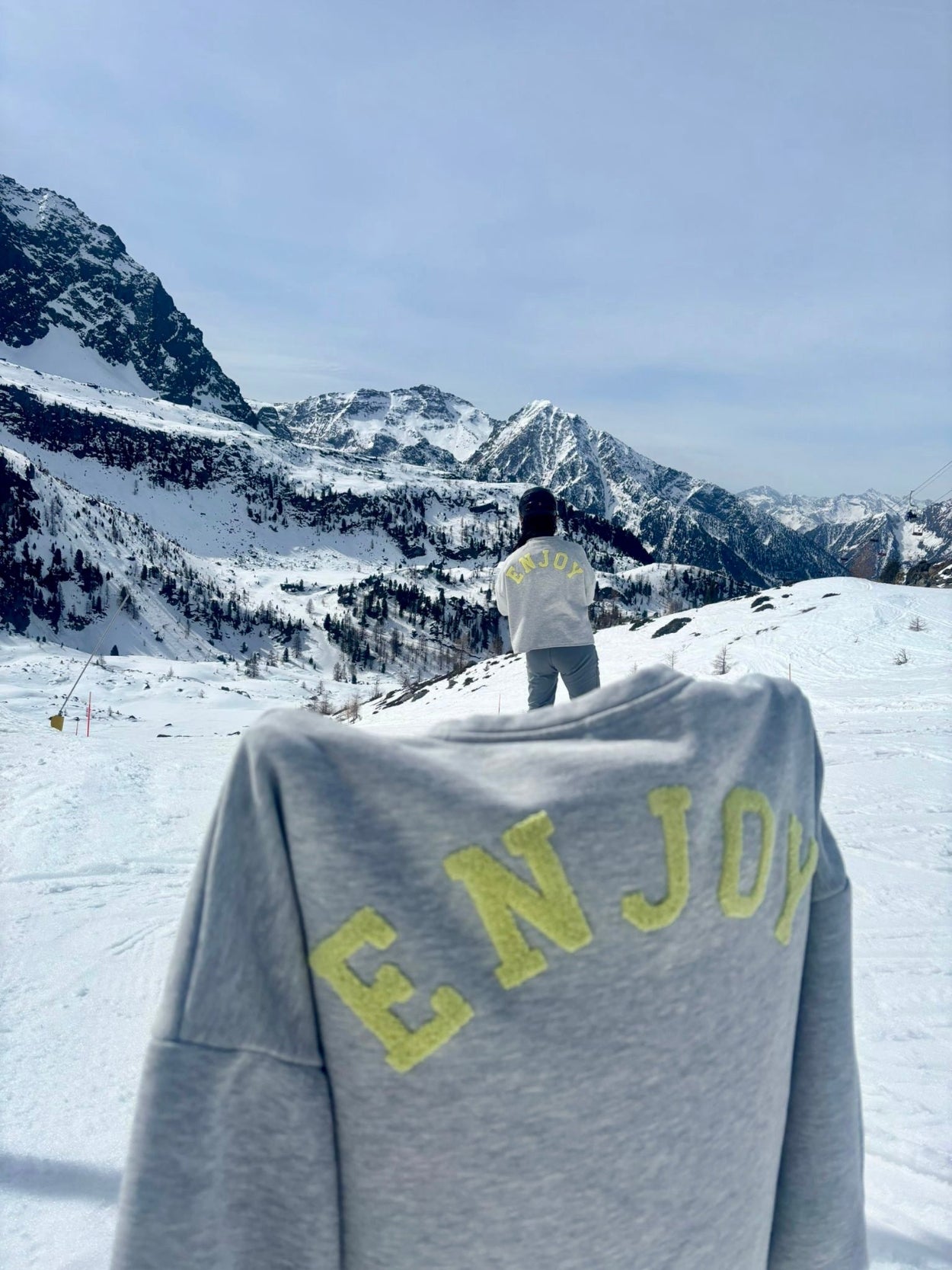 ENJOY Sweater -- Grijs