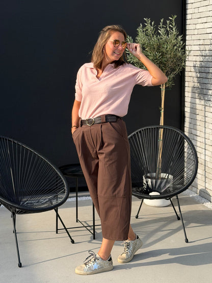 MAEVE Polo - Dusty Pink