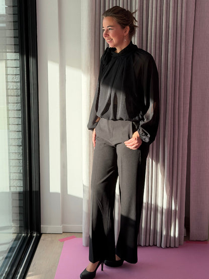 LONDON Blouse - Zwart