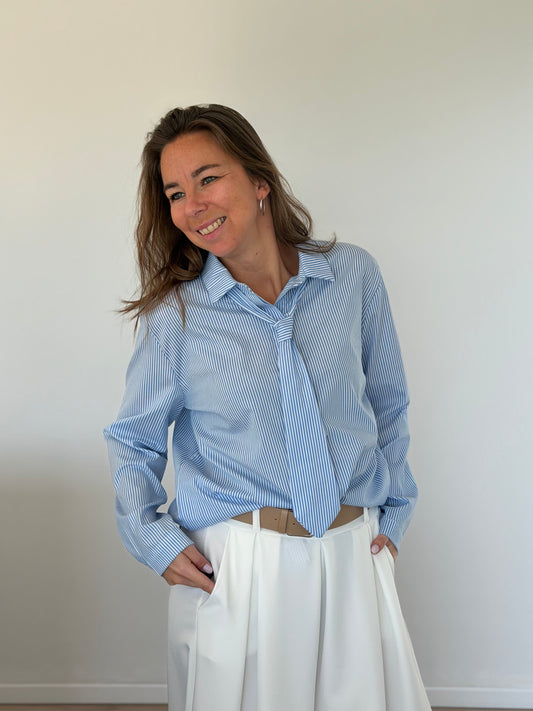 LENTH Blouse - LichtBlauw