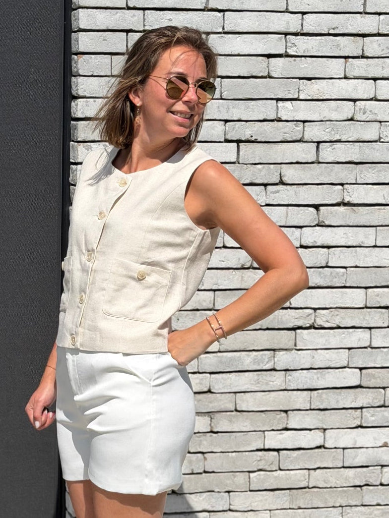 LYNN Cardigan - Beige