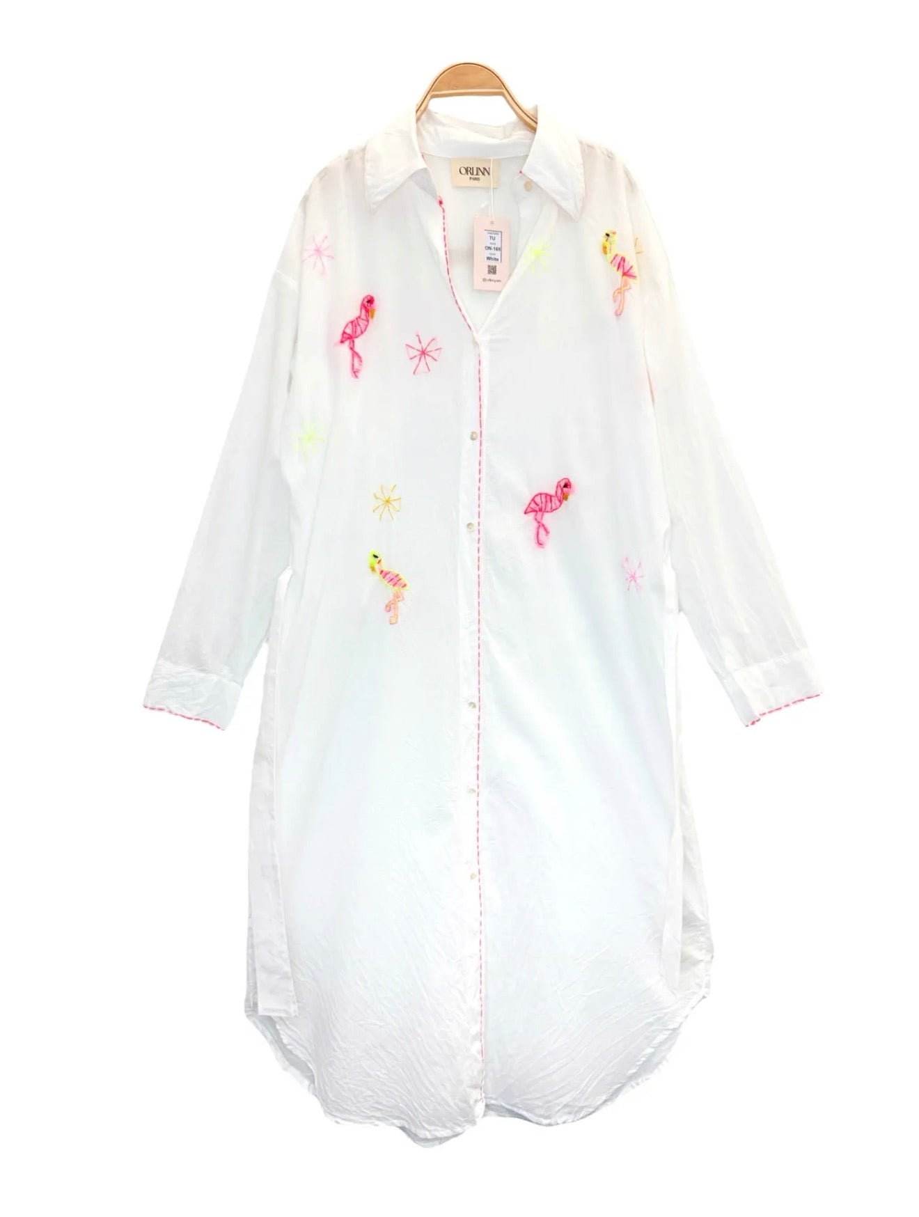 FLAMINGO Jurk - Wit -10%