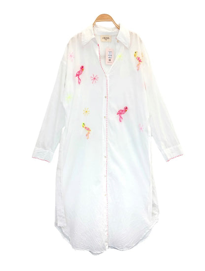 FLAMINGO Jurk - Wit -10%
