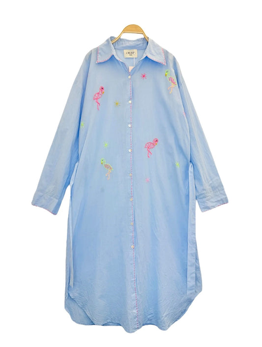 FLAMINGO Jurk - LBlauw -10%