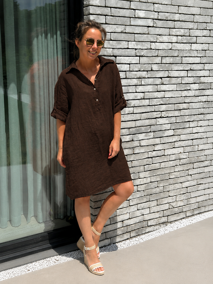 LINETTE Kort - Bruin -10%