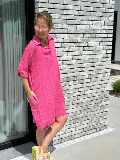 LINETTE Kort - Fushia