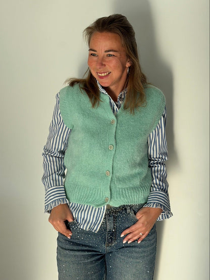 BREE Debardeur -- Zeegroen