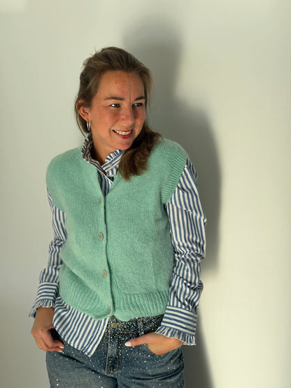 BREE Debardeur -- Zeegroen