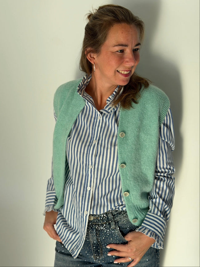 BREE Debardeur -- Zeegroen