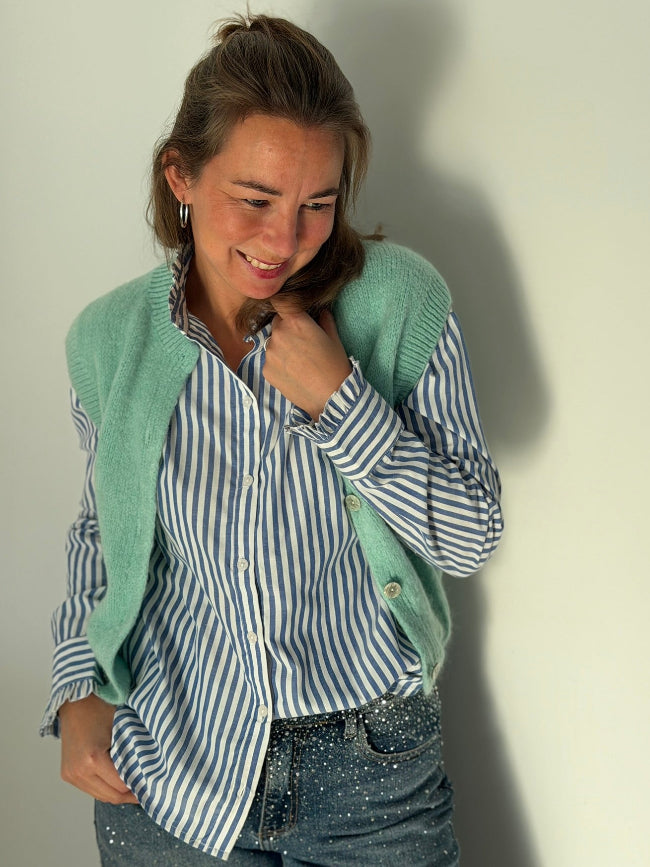 BREE Debardeur -- Zeegroen