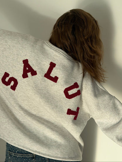 SALUT Sweater -- Grijs
