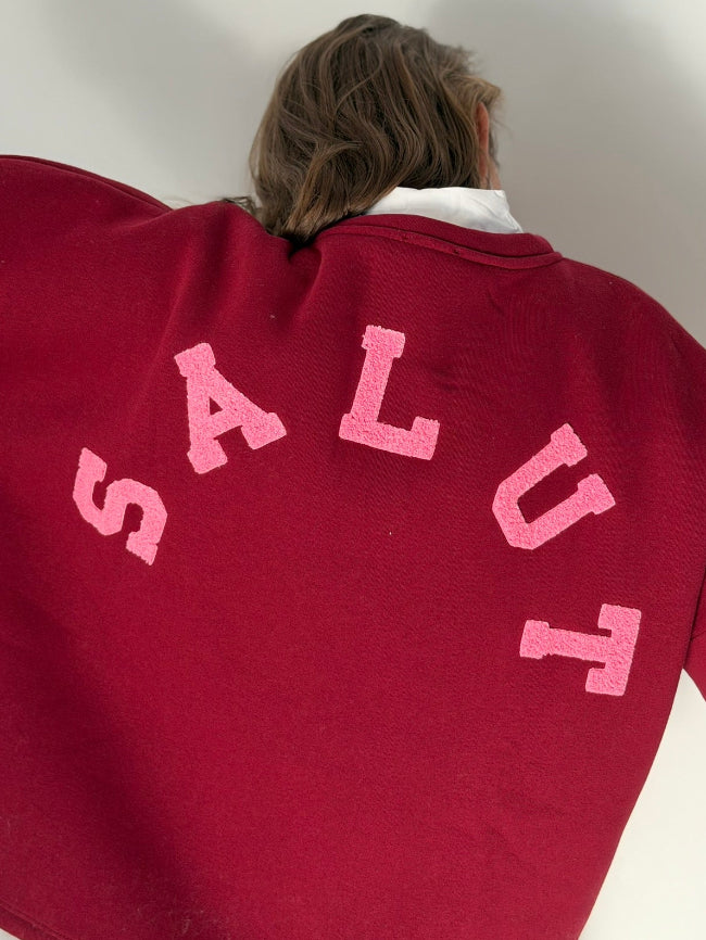 SALUT Sweater -- Bordeaux