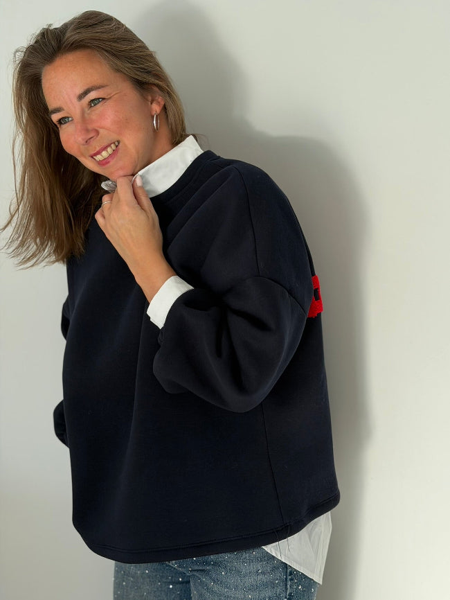 BISOU Sweater -- Navy