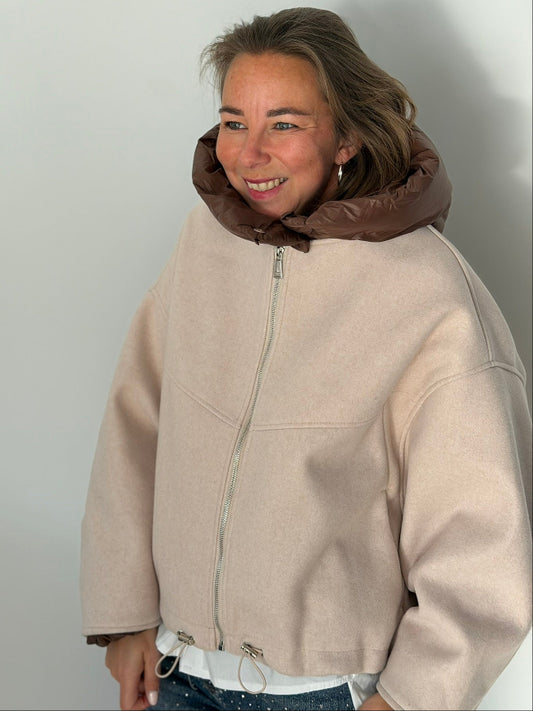 ADELE Jacket By Mei-Li -- Beige