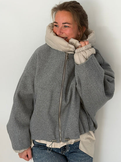 ADELE Jacket By Mei-Li -- Grijs