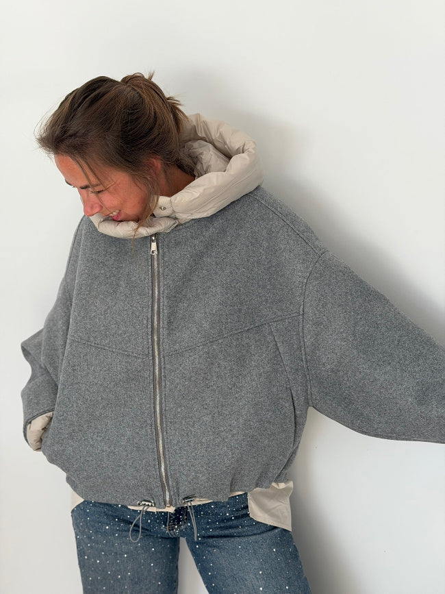 ADELE Jacket By Mei-Li -- Grijs