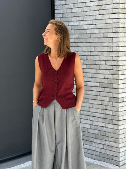 ROBIN Top - Burgundy