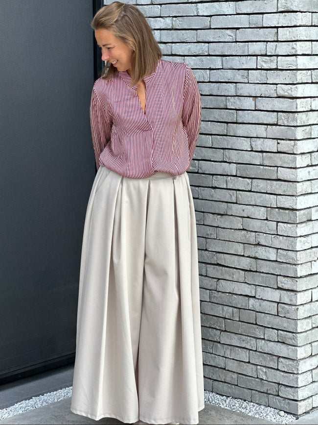 ALINE Blouse - Burgundy