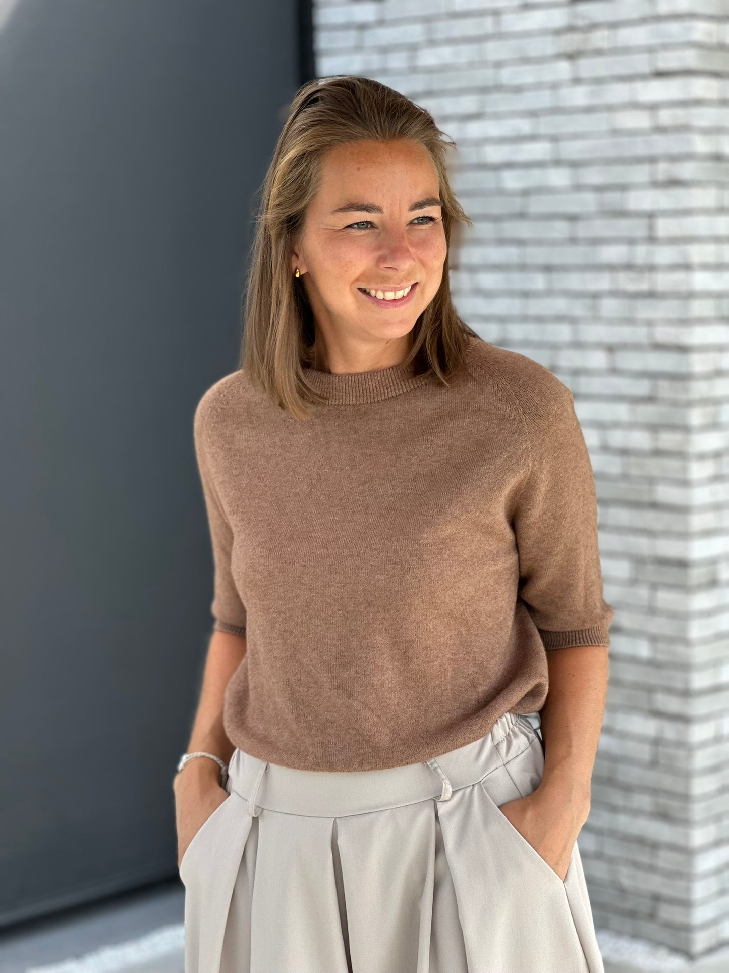 BEAU Knit Shirt- Mokka