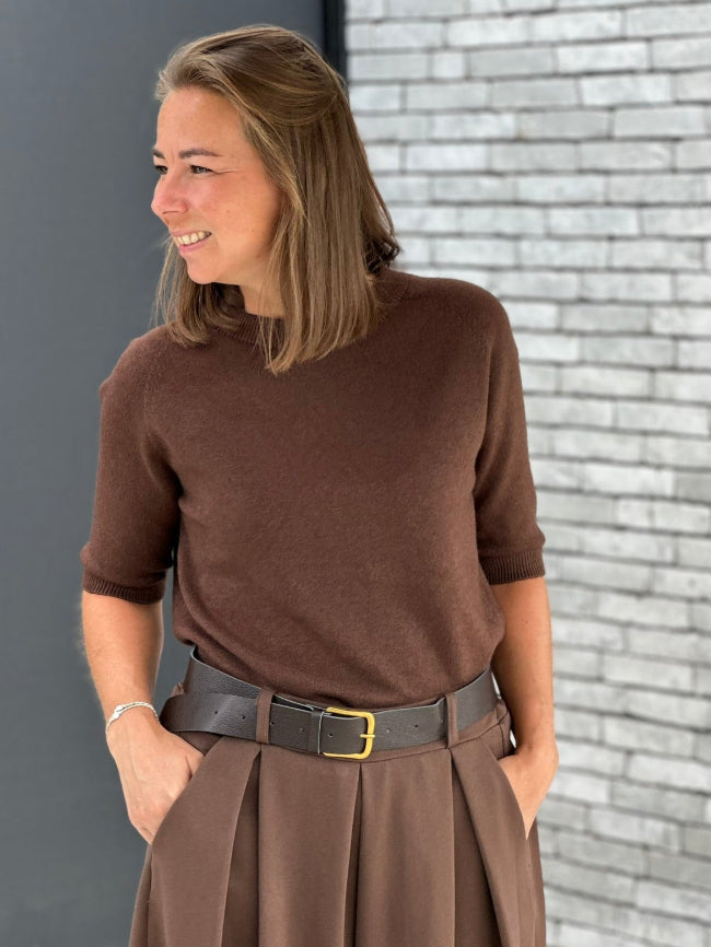 BEAU Knit Shirt- Bruin